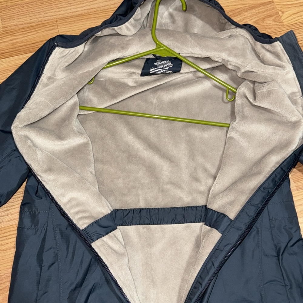 L.L. Bean Navy Blue Lined Hooded Jacket Size XS Reg - Picture 7 of 9